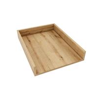 regalik Plan à Langer Universal, Extension pour Commode de Largeur Variable, Amovible, Plan à Langer avec Façades Droits, Oak
