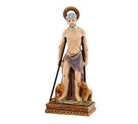 REGALOS LLUNA San Lázaro Figurine 15 Cm. Image Détails De La Résine Peana Décoration