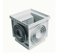 Regard 20x20cm pour branchement des eaux pluviales et système électrique rehause bouche d'évacuation