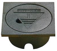 Regard de visite en plastique avec couvercle clipsable 4 passages de câbles FORSOND RPP