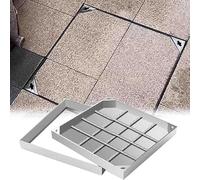 Regard Invisible et encastré avec Cadre for Le | Utilisation extérieure - 75 x 75 cm e levage incluse, conception robuste et sûre