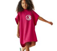 Regatta Girls Hooded Towel Robe, Peignoir en éponge Fille, Pink Potion,