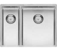 Reginox Evier, acier inoxydable Evier de cuisine New York 18x40+40x40 cm R27868