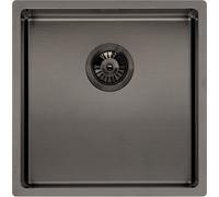 REGINOX évier MIAMI 40 x 40 en couleur GUN METAL / revêtement PVD / évier