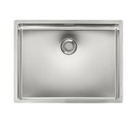 REGINOX R32992, évier en acier inoxydable de la série OKG Comfort, dimensions 50x37 cm (L), adapté aux meubles d'une largeur à partir de 60 cm, installation encastrée à surface plane, installation sou