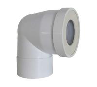 Regiplast Coude court femelle PVC - 100 x 125 mm - Blanc