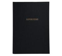 Registre 297X210 Répertoire travers 300 pages - Noir toilé