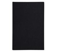 Registre 35x22,5cm 5x5 folioté 600 pages - Noir toilé