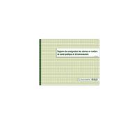 Registre d'alertes santé et environnement - 24x32 cm - 20 pages -