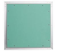 Registre de visite 600x600 mm, modèle Alu-Eco Flex, avec plaque en plaques de plâtre, galvanisé