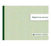 Exacompta Registre des contrôles de santé et de sécurité au travail Piqûre 24x32 cm 20 pages