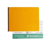 Registre Piqure 20f 20 Colonnes/2 Pages 25x32 Italienne 6200