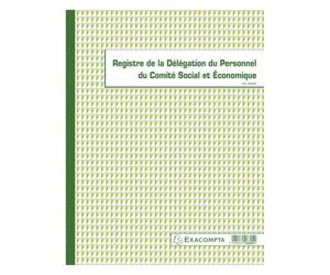 Registre piqûre délégués du personnel CSE Exacompta 6625E