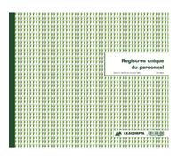Registre piqûre unique du personnel Exacompta 6620 E