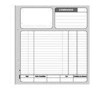 REGISTRES LE DAUPHIN Manifold autocopiant ''Commande'', double exemplaires 21x21cm, 50 pages