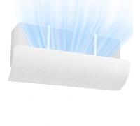Réglable Déflecteur Climatisation Murale, Universel Déflecteur Climatiseur, Panneau PP avec 3000+ Micro-Aérations, Sans Perçage pour Chambre, Salon, Bureau