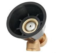 Réglable pour buse cyclonique 14 x 1,5 filetage pour irrigation agricole et mode brume - Embout en aluminium noir