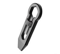 Réglable pour clé à molette pour EDC : compact, bouton rotatif lisse | Porte-clés d'outils EDC compact: bouton de réglage lisse pour ouvrir les boîtes, résistant à l'usure pour les voyages