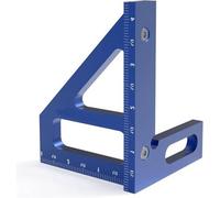 Règle à onglet pour le travail du bois, 45-90 degrés, règle à onglet de précision (BLEU).