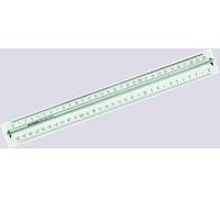 Règle à poignée plastique transparent 30cm paquet de 15 pièces