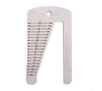 Règle Acier Mesure Bracelet Outil DIY Règle Acier Mesure Bracelet | Acier inoxydable pour durable, mesure précise, pour idéal bricolage, finition argentée, longue durée de vie