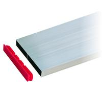 TALIAPLAST Règle alu rectangulaire 1 voile 2 alvéoles - 5 m - Argent