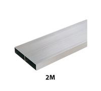 Taliaplast Règle aluminium rectangulaire 100 x 18 mm 2 m