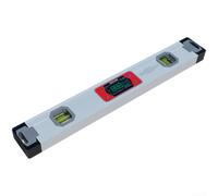 Règle Angle 400mm Alliage Aluminium Base Magnétique(Red) | Alliage aluminium , base magnétique pour forte, fixation mains libres, surfaces métalliques