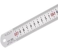 Règle argentée de 150 cm avec double échelle