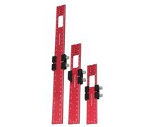 Règle coulissante 3 pièces en alliage d'aluminium Outils de précision avec | Woodpeckers Kit d'outils pour Mesurer Expansion Coupe Coupe Niveau à bulle Ingénieur Atelier de Menuiserie