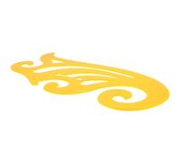 Règle Courbe Française de Couture pour Tissu, Gabarit Pp Jaune