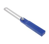Règle D’angle Rotative Réglable 360° pour Menuiserie, Acier Bleu | Verrouillage D’angle, Design Coulissant Combiné, Mesure sur Chantier, pour Charpentiers et Rénovations