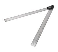 Règle d'angle d'affichage numérique, jauge d'angle électronique 2 en 1 avec bouton de verrouillage 0-360 ° Règle de travail du bois Rapporteur d'angles multifonction(500mm)