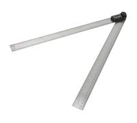 Règle d'angle d'affichage numérique VVIKIZY - 2 en 1 0-360° - Acier inoxydable - Pour menuisier