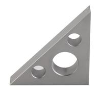 Règle d'Angle Droit en Alliage d'Aluminium Mat, 45/90 Degrés, Outil de Mesure Mini - Précision Accrue, Légère et Robuste, Parfaite pour Menuiserie