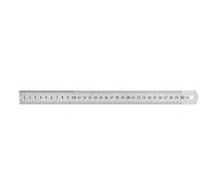 Règle de 30 cm en métal Règle à bord droit Longueur mesurable Échelle claire Règle en métal en acier inoxydable précise avec 2 unités de mesure pour le dessin,l’enseignement,l’ingénierie,1.0x 12.9in