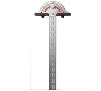 Règle de bord en acier inoxydable pour le marquage des courbes - Jauge de charpentier 25,4 cm, 38,1 cm, 50,8 cm (B)
