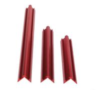 Règle de Bordure en pour aluminium, Double Échelle, 310mm Règle(3pcs) | Pour découpe , Ligne droite parfaite, pour idéal décorateurs, pour aluminium léger, Taille 310mm