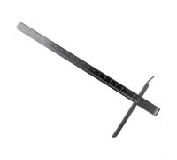 Règle de clôture 260 mm | pour scie circulaire électrique de 17,8 cm | Guide de coupe en métal - pour des coupes droites et précises