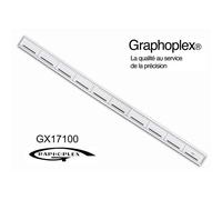 Règle De Coupe Bord Acier Anti-Glisse Quadrillée 100cm
