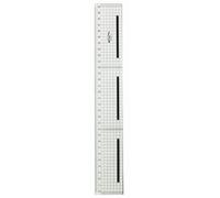 Règle De Coupe Bord Acier Anti-Glisse Quadrillée 30cm