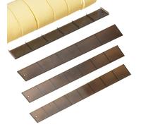 Règle de coupe-gâteau à biscuits - accessoire de cuisson à 4 échelles, guide d'épaisseur de pâtisserie, mesureur de trancheuse à rouleau | Outil de cuisine ABS pour la Division précise des desserts, c