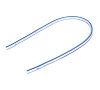 Règle de courbe de serpent flexible de 60 cm, échelle métrique en plastique, outil de mesure de courbe française souple et pliable pour dessiner, coudre, couper des vêtements, (Règle serpent de 60 cm)