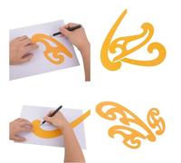 Règle De Couture En Plastique Forme De Virgule Outils De Mesure Règle De Courbe Française Jauges Tailleur Modèle Dessin Peinture Artisanat Outil