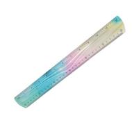 Règle de dessin colorée, règles pliables claires, Flexible, pour usage étudiant bureau, 30cm, pliable, droite, incassable