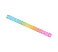 Règle de géométrie en acrylique transparent 30 cm avec finition | Règle droite en acrylique avec échelle métrique claire pour la pratique du dessin et l ' utilisation de fournitures