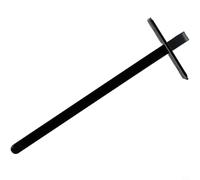 Règle de guidage de scie circulaire en alliage d'aluminium de 17,8 cm pour machine de découpe C7 - Coupe précise - 240 mm - Noir