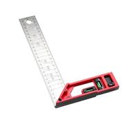 Règle de marquage à angle droit multifonction - Lame en acier inoxydable et poignée en d'aluminium - Options de 250 mm, 300 mm et 400 mm - Carré de précision pour le travail du bois - Mesure