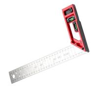 Règle de marquage à angle droit multifonction - Lame en acier inoxydable et poignée en d'aluminium - Options de 250 mm, 300 mm et 400 mm - Carré de précision pour le travail du bois - Mesure