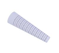 Règle de mesure conique durable pour bagues facile à lire - Règle de mesure pour colliers, bijoux, colliers